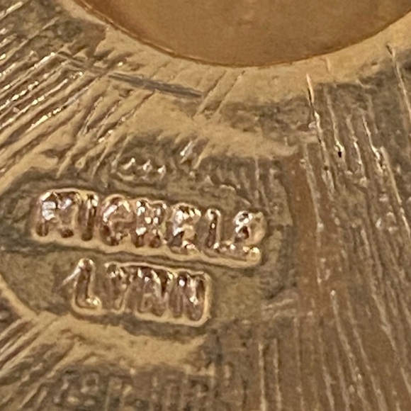 Vintage Straw Hat, Gold Tone Scarf Ring Slide - Scarf Clip - Picture 4 of 12